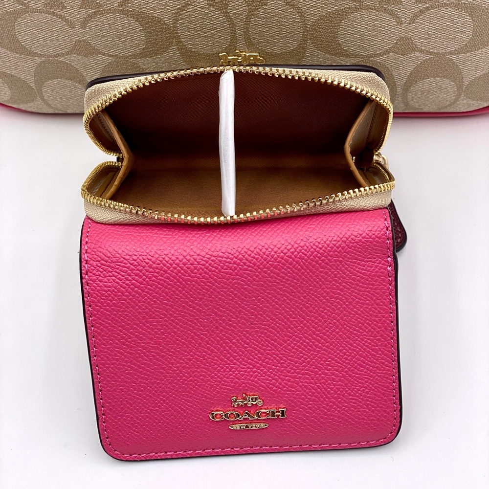 COACH JES CROSSBODY IN SIGNATURE CANVAS AND Wallet - Picture 9 of 15